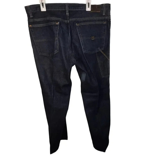 Ralph Lauren Polo Jeans, vintage C5 carpenter 5pocket acid wash denim jeans, - Picture 3 of 14